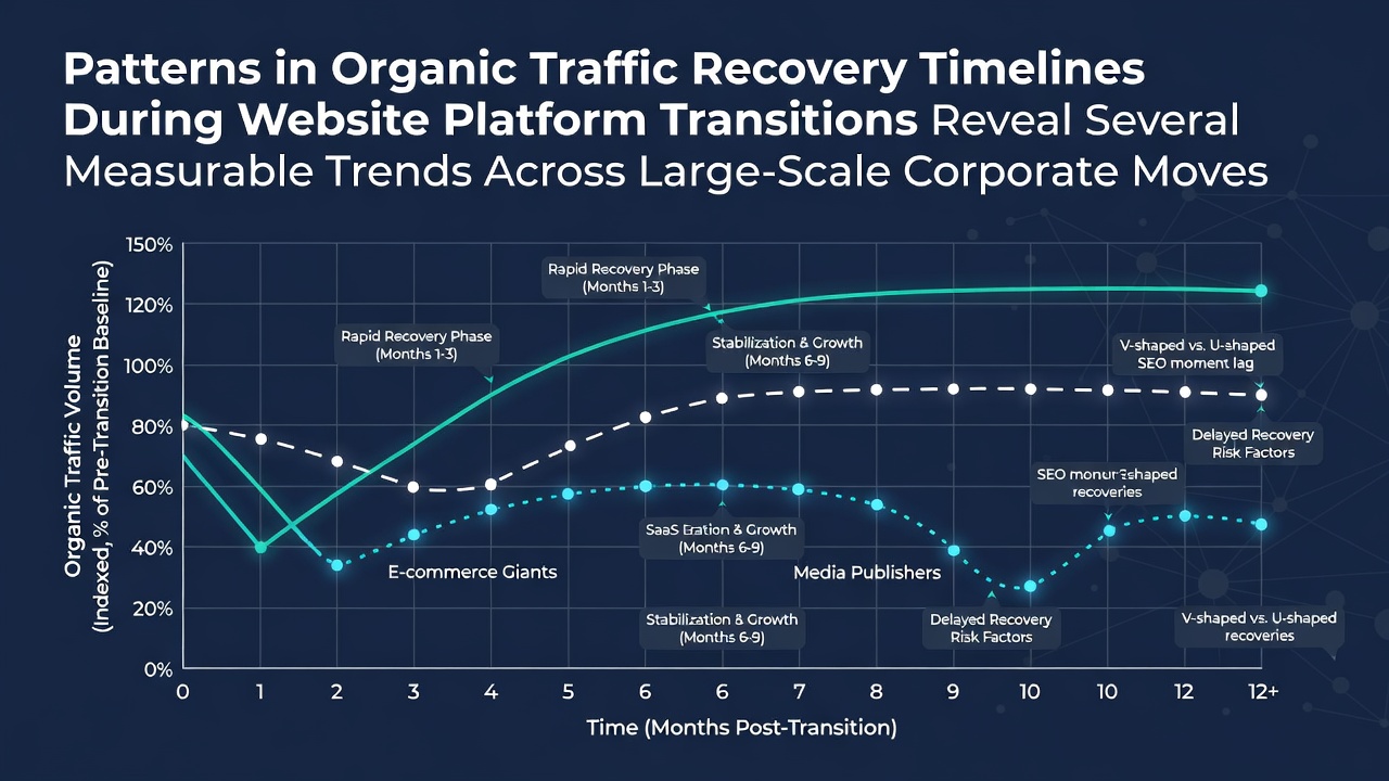 Patterns in Organic Traffic Recovery Timelines During Website Platform Transitions Reveal Several Measurable Trends Across Large-Scale Corporate Moves